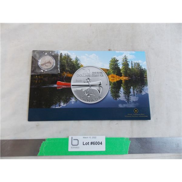 2011 Canadian $20 Coin - Fine Silver