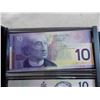 Image 2 : Canadian 10 dollar bills (matching serial numbers) lasting impressions book set