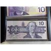 Image 3 : Canadian 10 dollar bills (matching serial numbers) lasting impressions book set