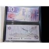 Image 4 : Canadian 10 dollar bills (matching serial numbers) lasting impressions book set