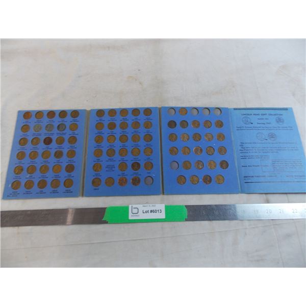 1941 -1960 Lincoln Head Pennies coin book