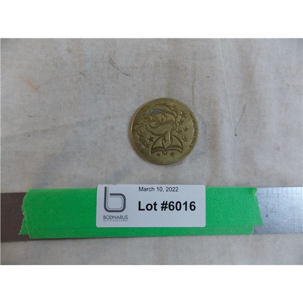 1994 Eliminator Popeye Brass Coin