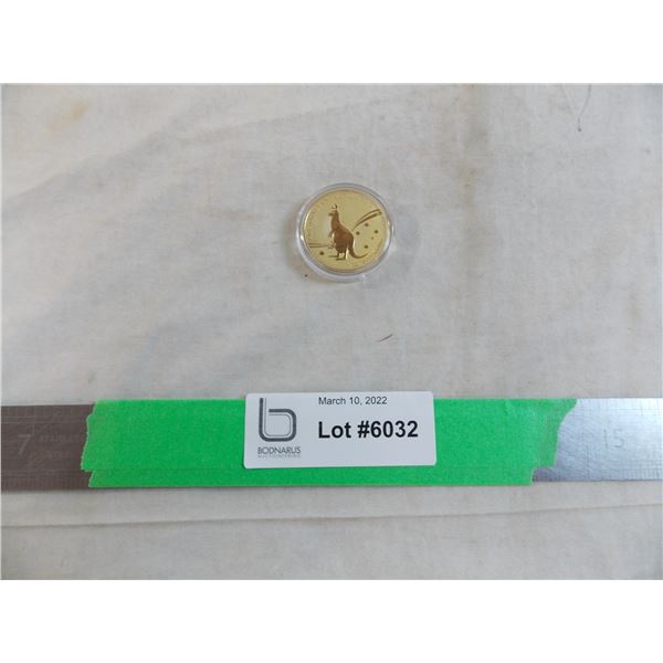 2009 Australia Kanagaroo $100 coin - 1oz "gold" - cannot guarantee authenticity