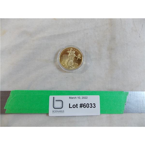 2018 Liberty $50 coin - 1oz "gold" - cannot guarantee authenticity