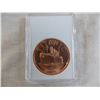 Image 2 : Titanic copper coin in case - 1oz - cannot guarantee authenticity