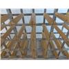Image 2 : *Wooden/metal wine rack - holds 64 bottles - 32x32