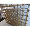 Image 3 : *Wooden/metal wine rack - holds 64 bottles - 32x32