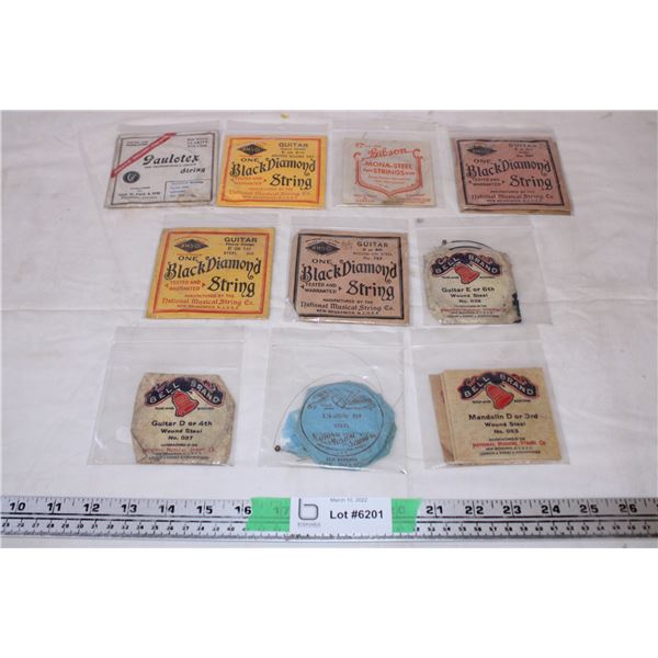 Guitar Mandolin+Ukulele Steel Strings,9 various guitar strings,2Ukulele strings+3 Mandolin strings