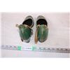 Image 6 : Antique Green+Gold High Heel Shoes Size?