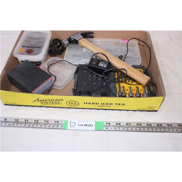 Box with Misc tools/drill bits