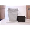 Image 5 : *Grey laundry basket with decorative basket