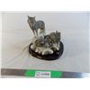 Image 1 : Wolves playing statue - "The Canadian Wilderness" 1996