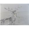 Image 2 : Clear Glass Deer Ornament