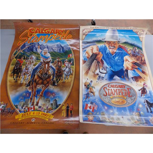 1997+1998 Calgary Stampede posters