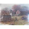Image 3 : John Bradley farmyard picture in frame - 20x16