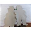 Image 7 : *Santa + snowman vintage cardboard cutouts