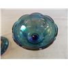 Image 3 : Glass candy dish - carnival glass?