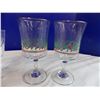 Image 3 : Wine glasses (4) + gold rim glasses (2)