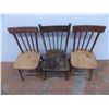 Image 2 : *(3) Vintage wooden chairs