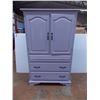 *Painted wooden wardrobe - 65"tall, 41x19