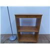 Image 2 : *floor lamp + small bookshelf - missing back - lamp works - 71" tall