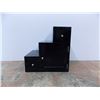 Image 1 : *3 stairs storage unit - with cat toys inside - 22" x 22"