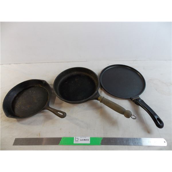 cast iron frying pans