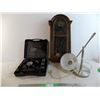 Image 1 : parts clock, lamp, portable stove