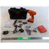 Image 1 : 20V Black + Decker lithium battery drill, with charger, bits (working)