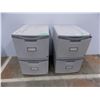 Image 1 : *(2) plastic storage containers