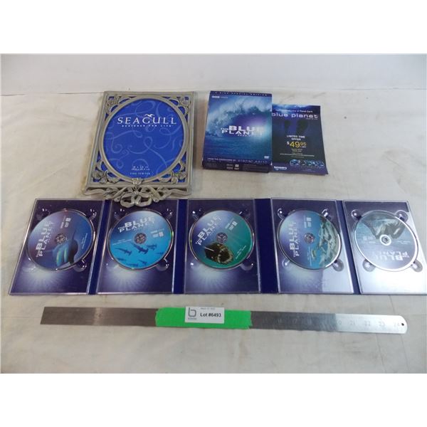 Blue Planet DVD set + metal 8x10 picture frame