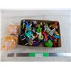 variety of fast food toys