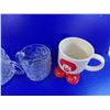Image 4 : McDonalds Mugs - Plastic Ronald McDonald with 5 Baman