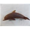Image 3 : Barbados Sea Turtle + Dolphin (mahogany) wood carvings