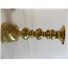 Image 3 : 2 Brass candlesticks - 10.5" + 9.5"