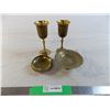 Image 1 : Brass goblets + small trays