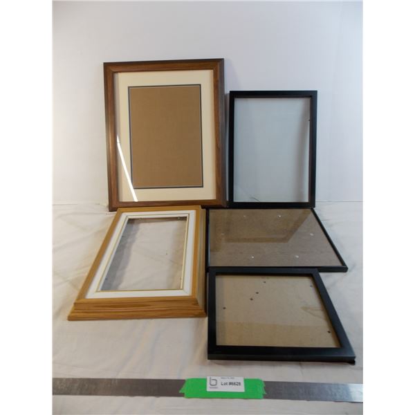 5 picture frames - biggest is 20.5x16.5