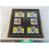 Image 1 : Picture Frame with 3 coins in center - 17x17