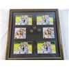 Image 2 : Picture Frame with 3 coins in center - 17x17