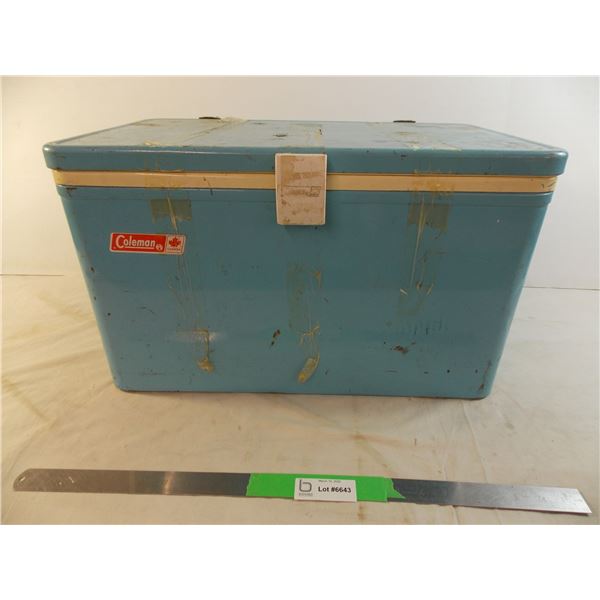 *Blue Coleman cooler