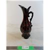 Image 1 : Black and Red Vase - 14" tall