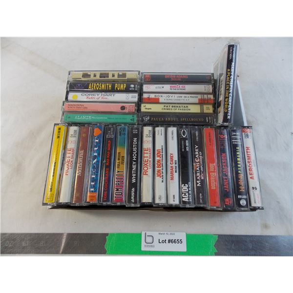 Lot of cassette tapes