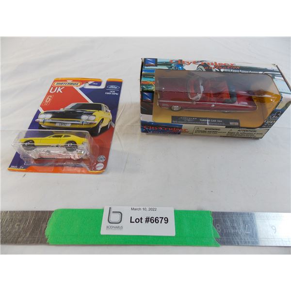 Matchbox Ford Capri + City Cruisers 1964 Turbine Car