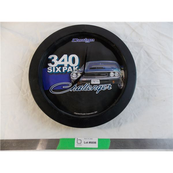 Dodge Challenger Wall Clock 2007- working