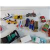 Image 3 : vintage toy cars, ninja turtles, raisin, tin parts toys
