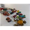 Image 7 : vintage toy cars, ninja turtles, raisin, tin parts toys