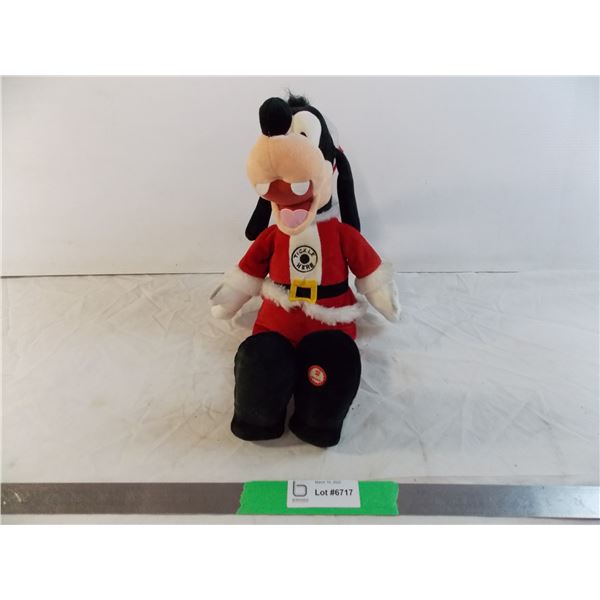 Tickle Me Goofy Hallmart Toy - working - animated (talks, sings and moves arms around)