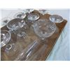 Image 3 : Glassware - wine glasses - matching patterns - large + medium