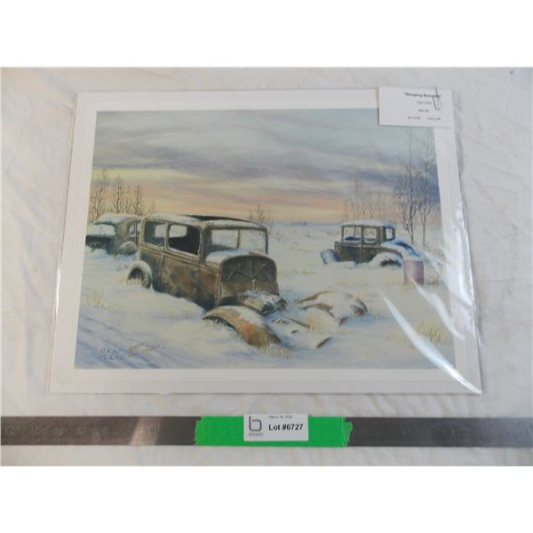 Dan Reid Car print - #8/250 - Sleeping Beauties