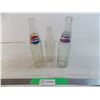 Image 1 : Pepsi bottles + glass water bottle